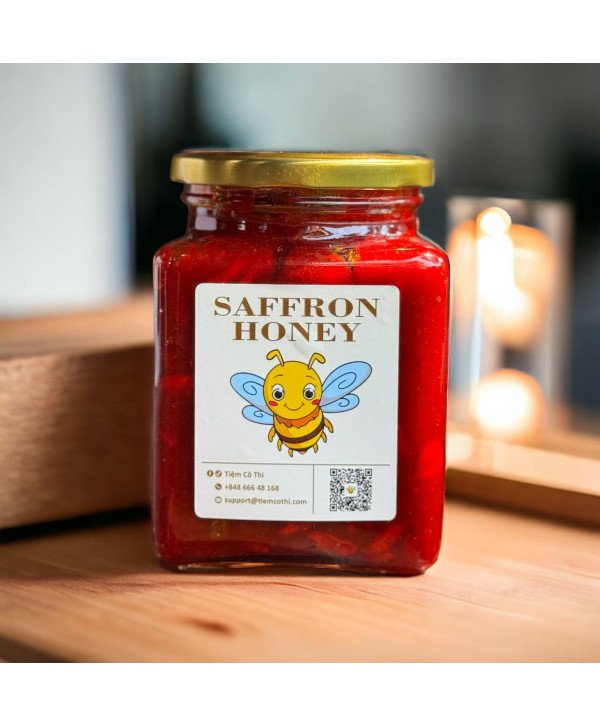 Saffron Honey 750 ml (15 Grams Saffron)